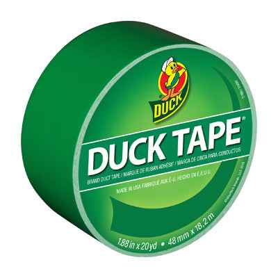 Duck 1.88 in. W X 20 yd L Green Solid Duct Tape - Image 2