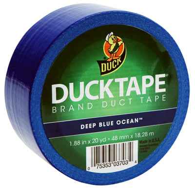 Duck 1.88 in. W X 20 yd L Blue Solid Duct Tape - Image 2