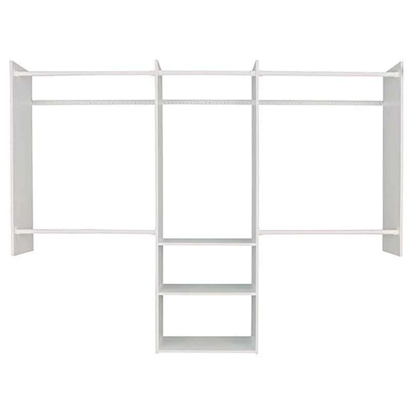 Easy Track 84 in. H X 96 in. W X 14 in. L Steel Deluxe Starter Closet Kit - Image 4