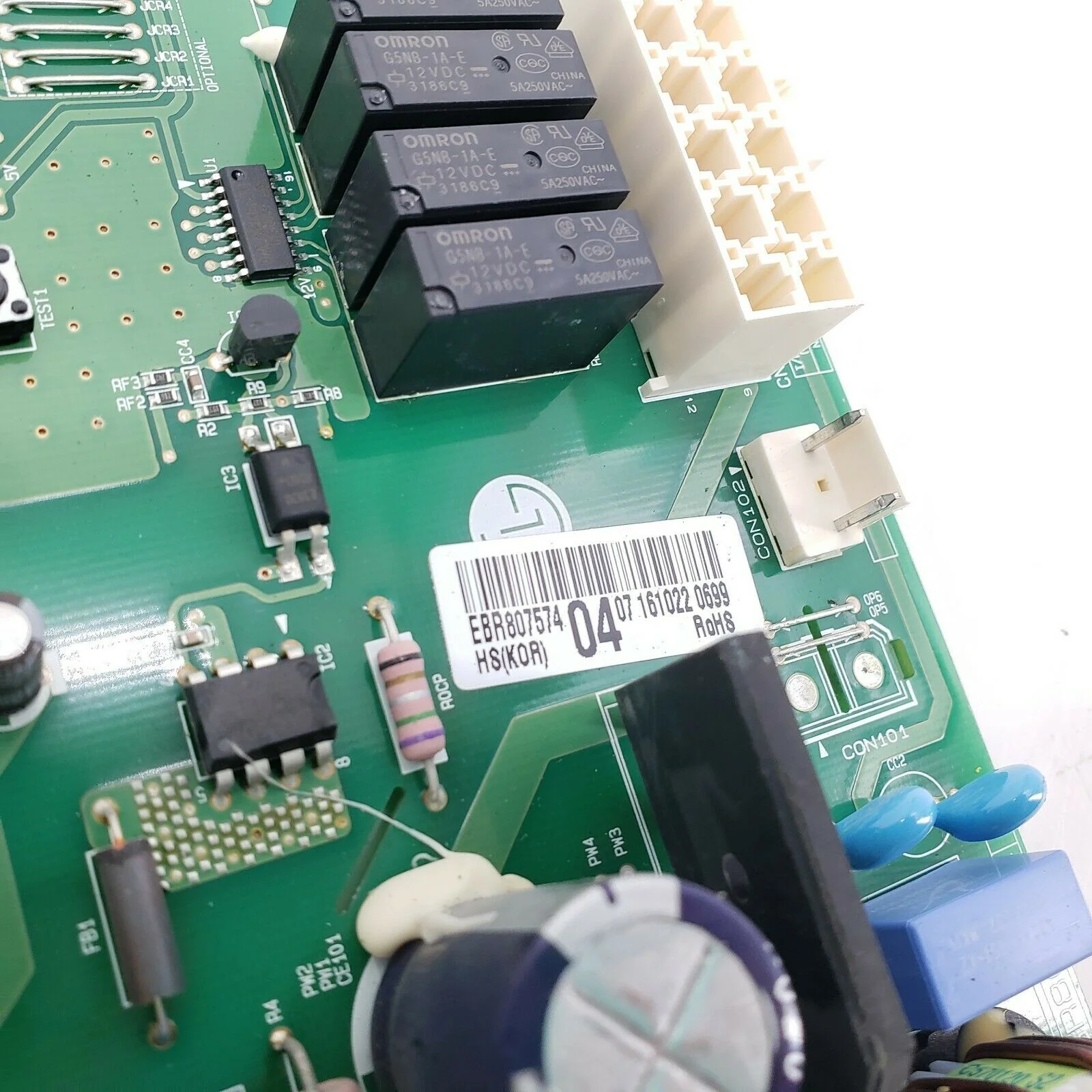 EBR80757404 Refrigerator Control Board - Image 3
