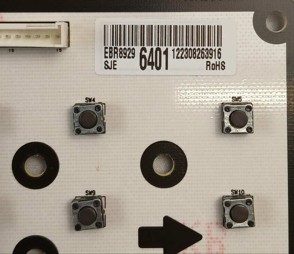 EBR89296403 Range Oven Display Assembly - Image 6