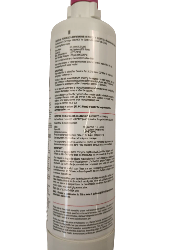 EDR5RXD1B #5 Refrigerator Water Filter - Image 3