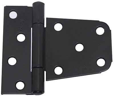 National Hardware 3.5 in. L Black Steel Extra Heavy Gate Hinge 2 pk - Image 2