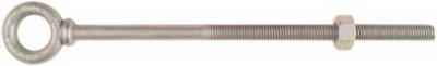 National Hardware 1/2 in. X 10 in. L Hot Dipped Galvanized Steel Eyebolt Nut Included - Image 2