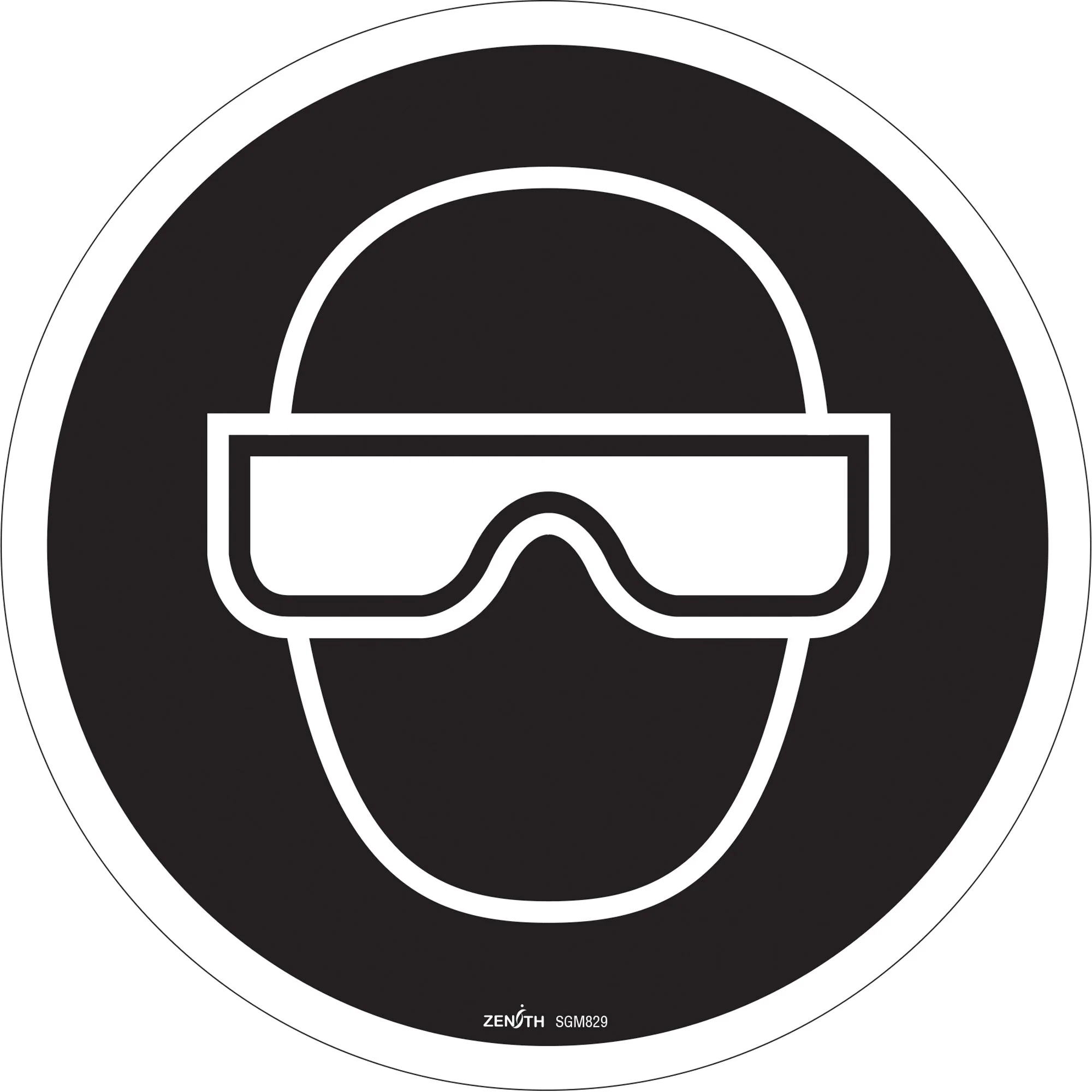 Eye Protection Required CSA Standard Safety Sign