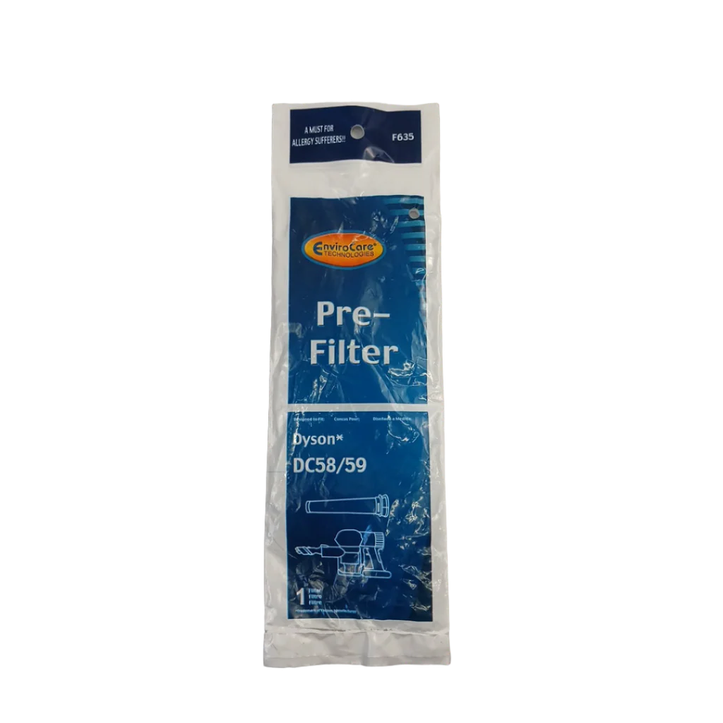 F635 filter, Pre-filter