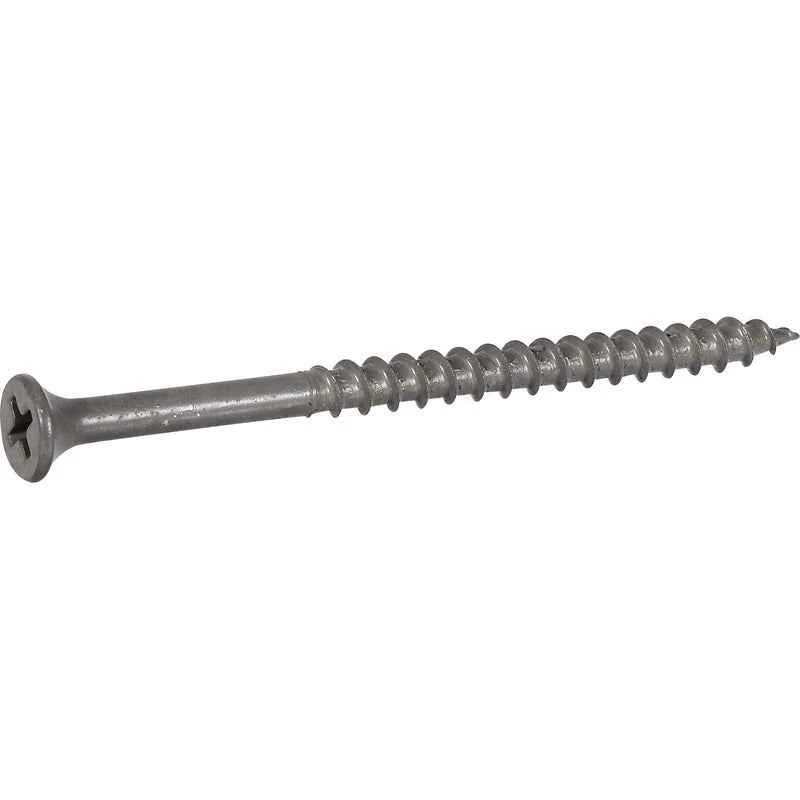 Fas-N-Tite No. 10 x 2.5 in. L Phillips Exterior Wood Screw 25 lb.