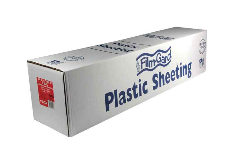 Film-Gard Plastic Sheeting 6 mil X 24 ft. W X 100 ft. L Polyethylene Clear 1 pk - Image 2