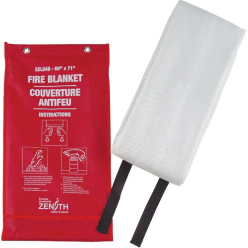 Fire Blanket, Fibreglass, 60"W x 71"L - Image 2