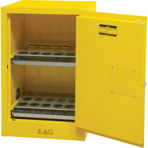 Flammable Aerosol Storage Cabinet, 12 gal., 1 Door, 23" W x 35" H x 18" D - Image 2