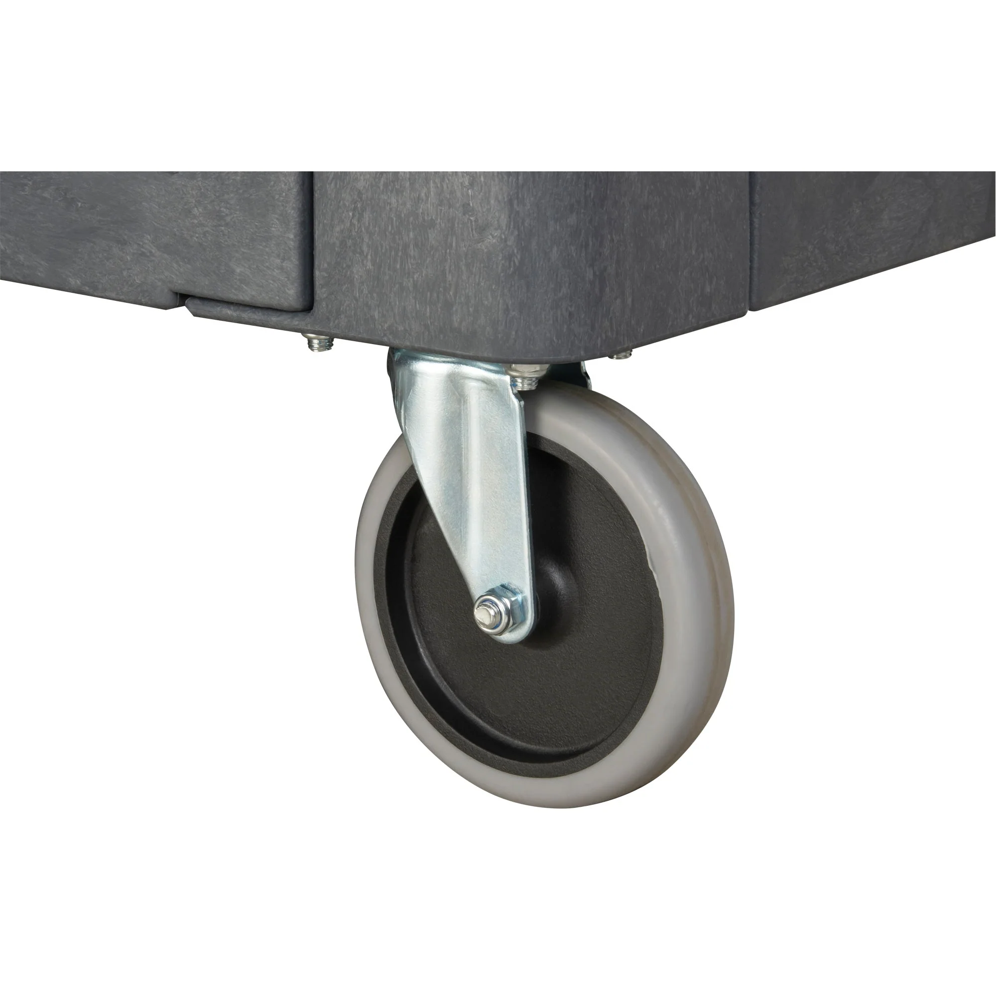 Flat-Shelf Utility Service Cart, 2 Tiers, 25-1/4" x 32-1/4" x 44", 550 lbs. Capacity - Image 8