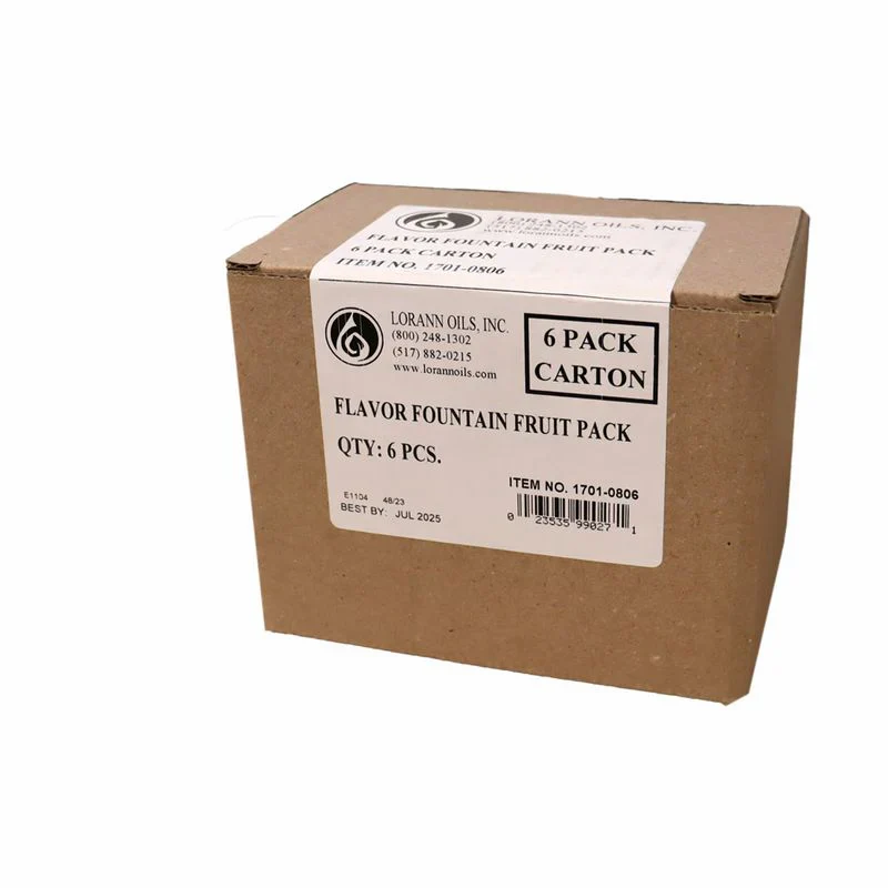 Flavor Fountain Fruit Variety Pack - 6 x 4 oz Flavour Pack - Ice Cream and Beverage Flavors - LorAnn Oils - Canadian Distribution - Ships Free Within Canada on Orders Above CAD $199 - Image 2