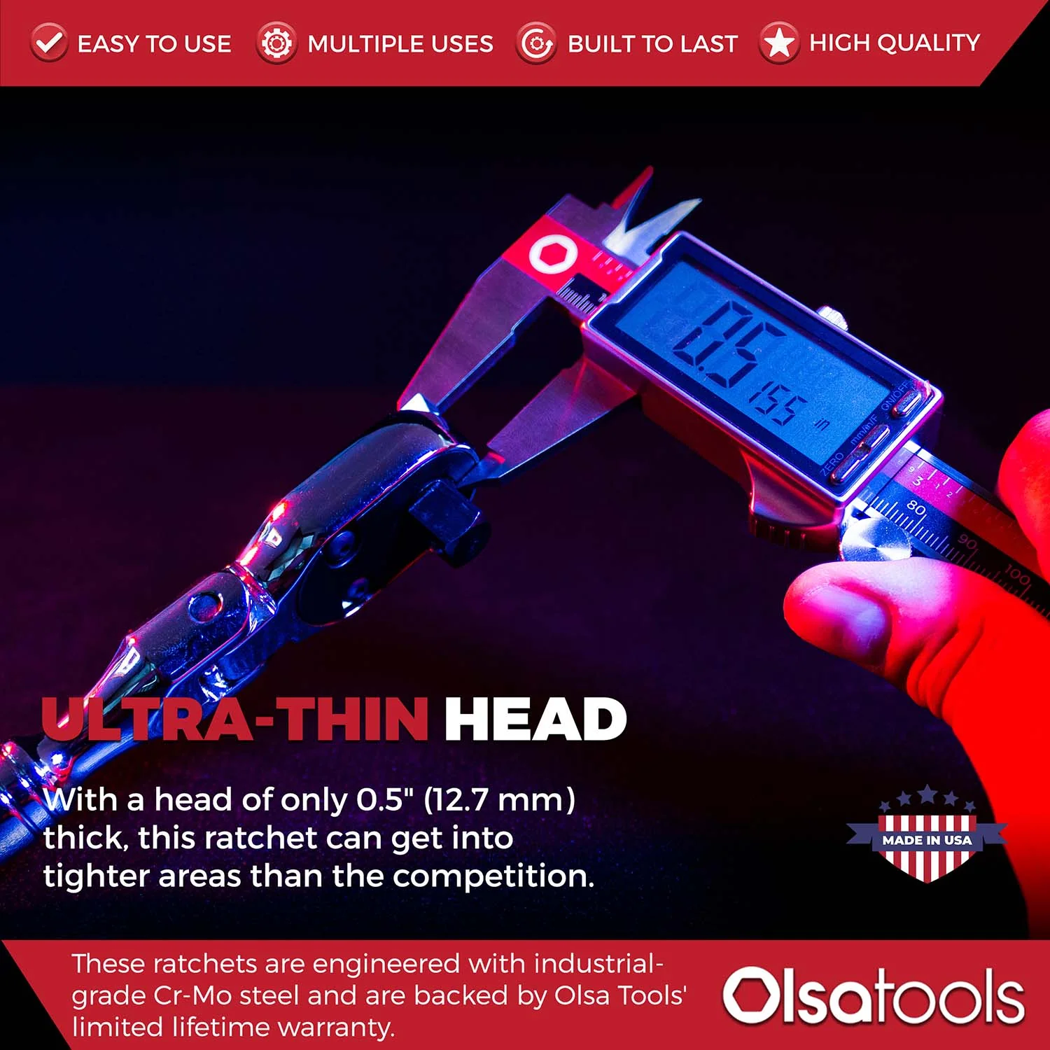 Flex Head Ratchet - 90 Tooth - Image 25