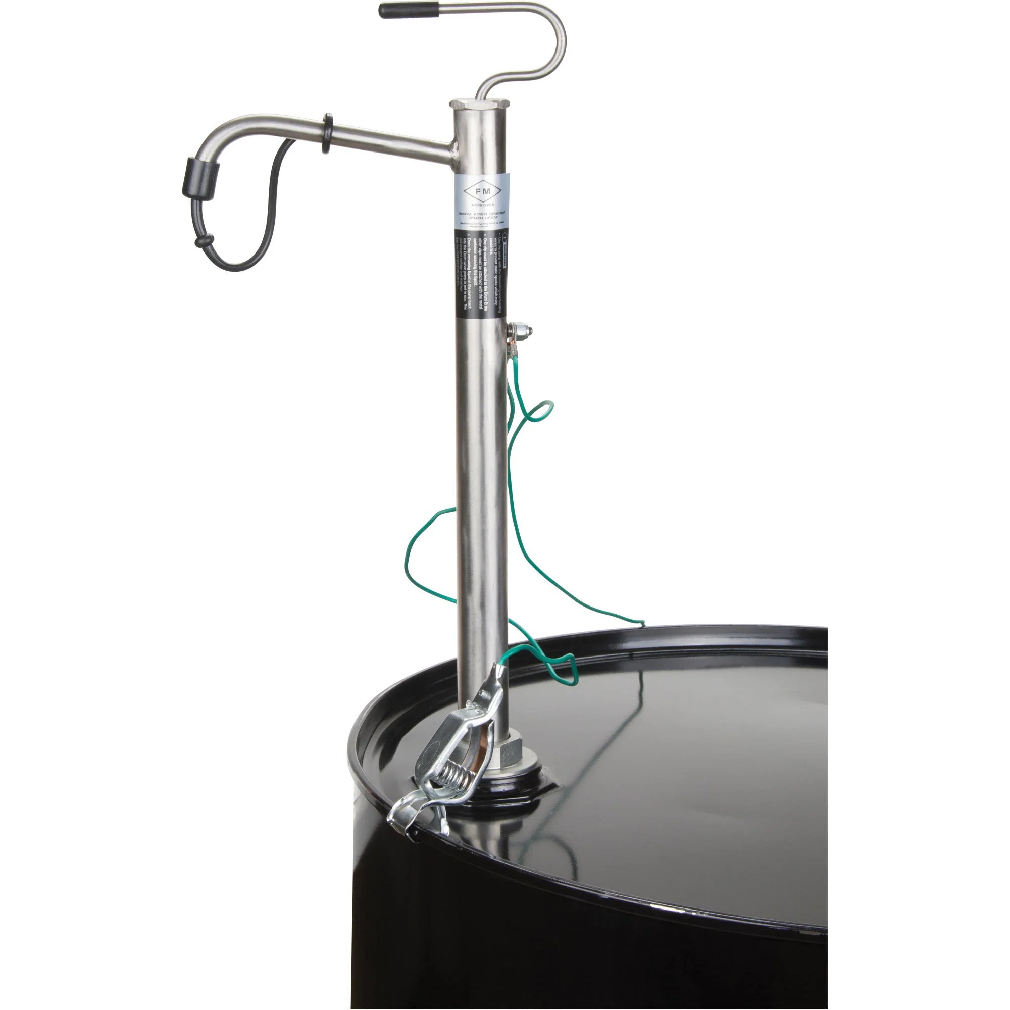 FM Approved Pull Type Drum Pump, Fits 15 - 55 Gal., 7 oz./Stroke