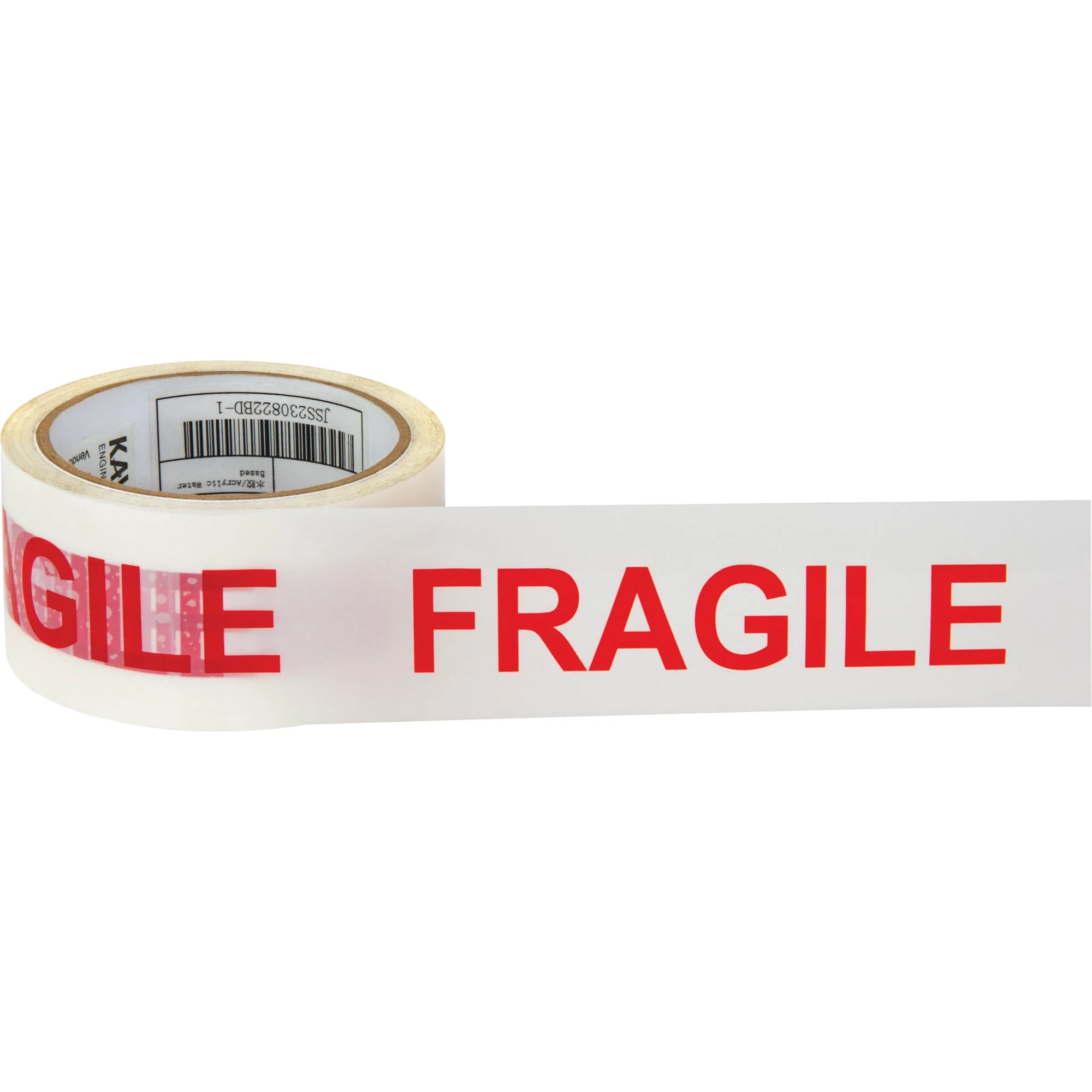 "Fragile" Box Sealing Tape, Hot Melt Adhesive, 2 mils, 48 mm (2") x 100 m (328') - Image 3