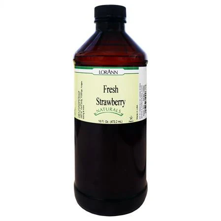 Fresh Strawberry Flavoring - Compounded Natural Flavors 16 oz., 1 Gallon, 5 Gallon - Ships Free Within Canada on Orders Above CAD $199