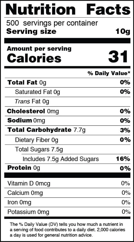 Fructose (5kg) | Sweetener | Bossen Canada | Ships Free Within Canada on Orders Above CAD $199 - Image 3