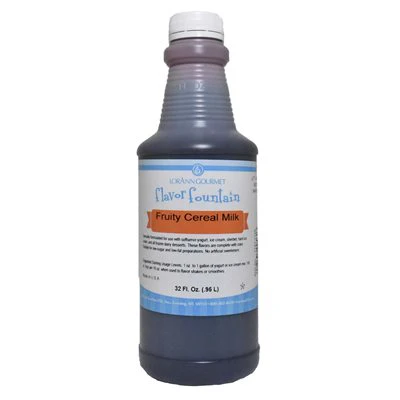 Fruity Cereal Milk Flavor Fountain - 4 oz. - 32 oz. - Ice Cream and Beverage Flavors - LorAnn Oils - Canadian Distribution - Ships Free Within Canada on Orders Above CAD $199 - Image 4