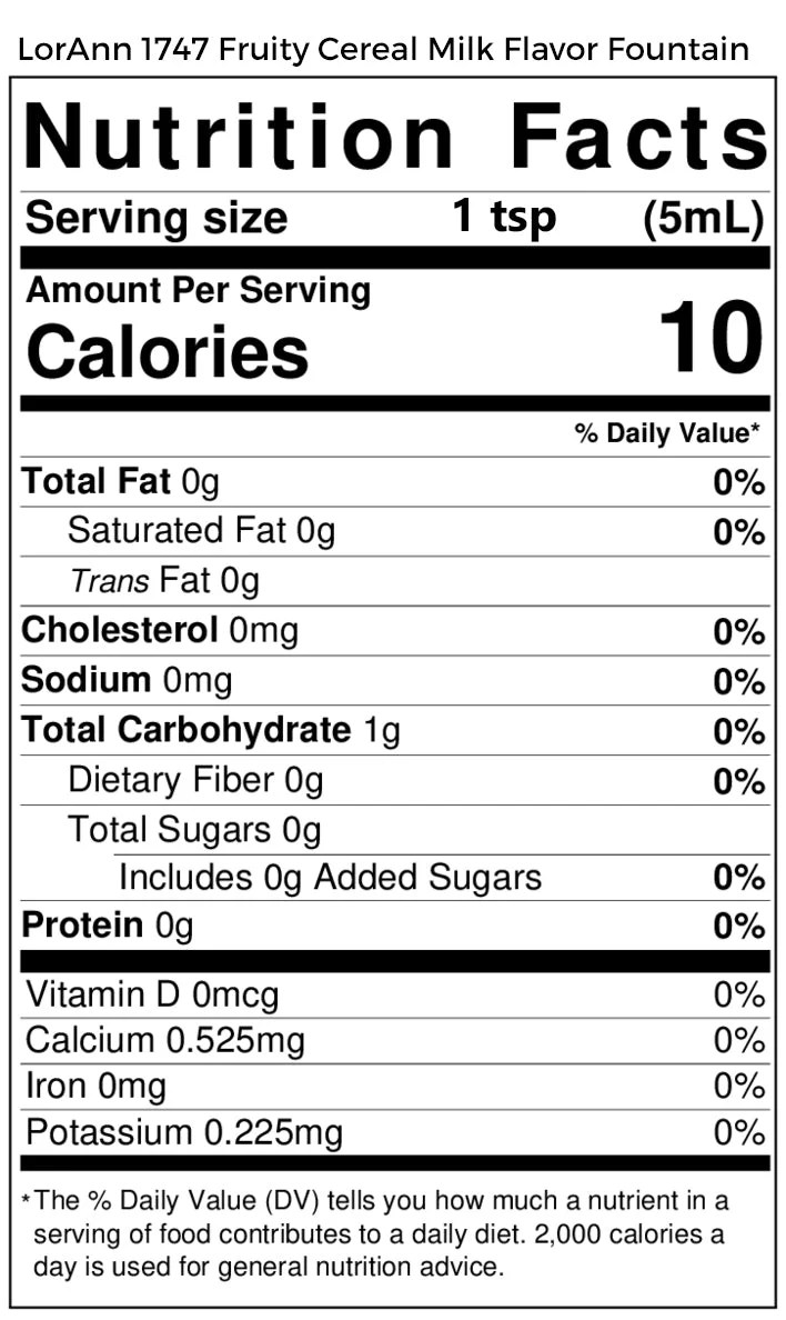Fruity Cereal Milk Flavor Fountain - 4 oz. - 32 oz. - Ice Cream and Beverage Flavors - LorAnn Oils - Canadian Distribution - Ships Free Within Canada on Orders Above CAD $199 - Image 6