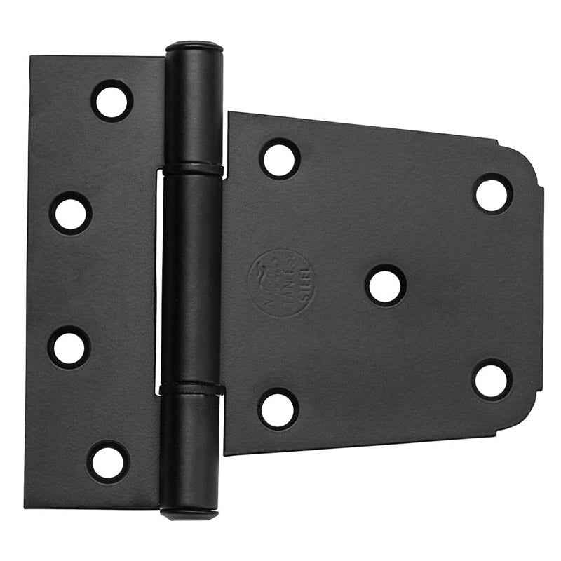 National Hardware 3-1/2 in. L Matte Black Stainless Steel Extra Heavy Gate Hinge 1 pk - Image 4