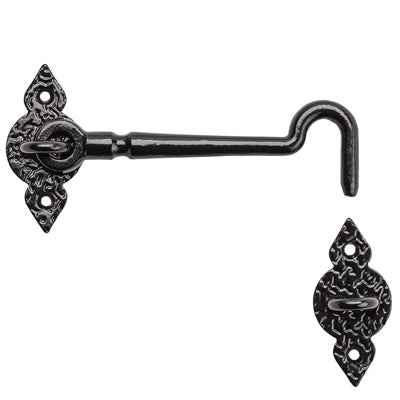 National Hardware 6 in. L Black Steel Gate Hook 1 pk - Image 2