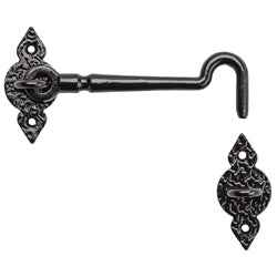 National Hardware 6 in. L Black Steel Gate Hook 1 pk - Image 3