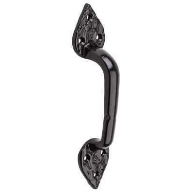 National Hardware 7-3/4 in. L Black Steel Gate Pull - Image 3