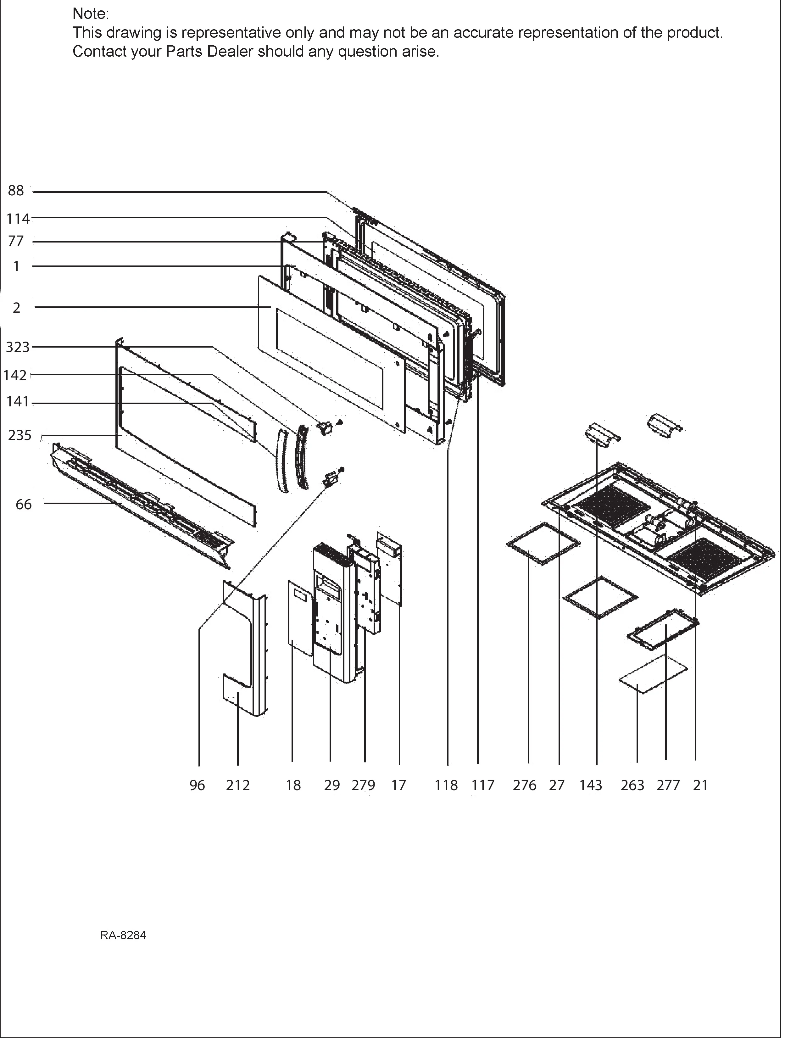 GE Microwave Door Hook WG01L01583 (Replaces JVM2165SM1SS-P117, WG1504765) - Image 5