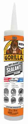 Gorilla Clear Silicone All Purpose Sealant 10 oz. (Pack of 12) - Image 3