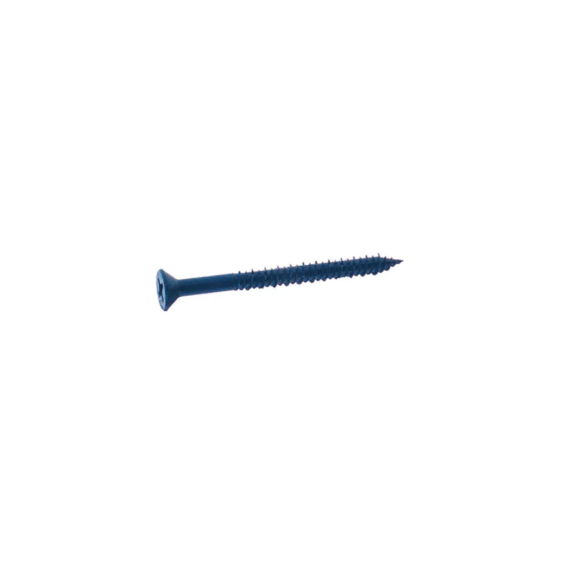 Grip-Rite 3/16 in. x 2-1/4 in. L Phillips Flat Head Concrete Screws 1 lb. 100 pk