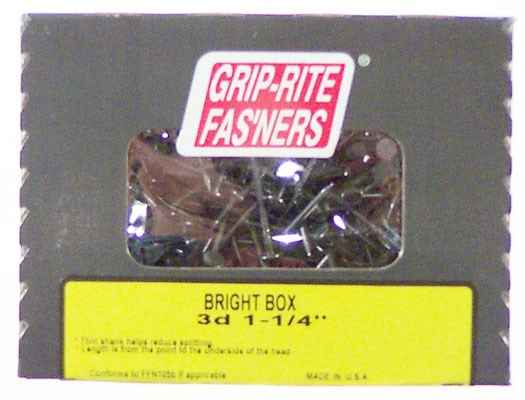 Grip-Rite 8D 2-1/2 in. Box Bright Steel Nail Round Head 1 lb - Image 2