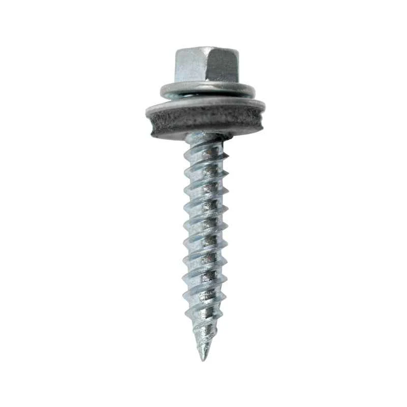 Grip-Rite Pro-Twist No. 9 x 1 in. L Hex Hex Head Sheet Metal Screws 1 lb.