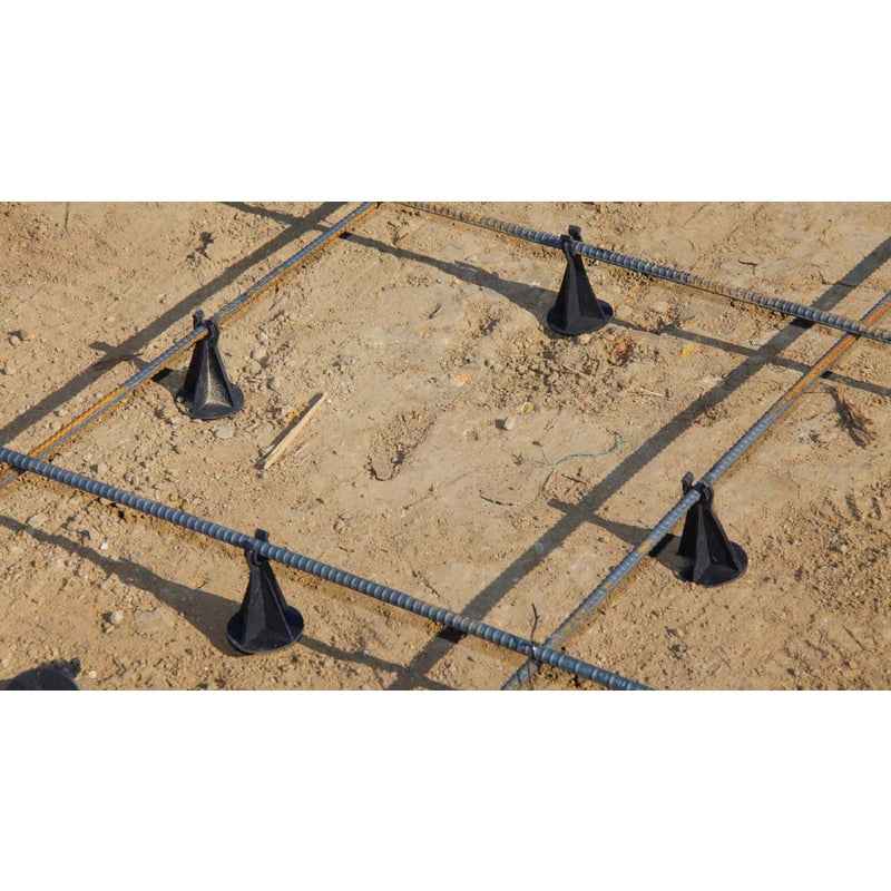 Grip-Rite Plastic 0.3 lbs. Rebar Round Base High Chair 2-1/4 in. for #3 #4 #5 Rebar - Image 3