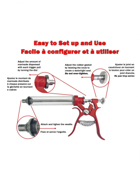 Gun-Style Pistol Grip Marinade Injector - Image 4