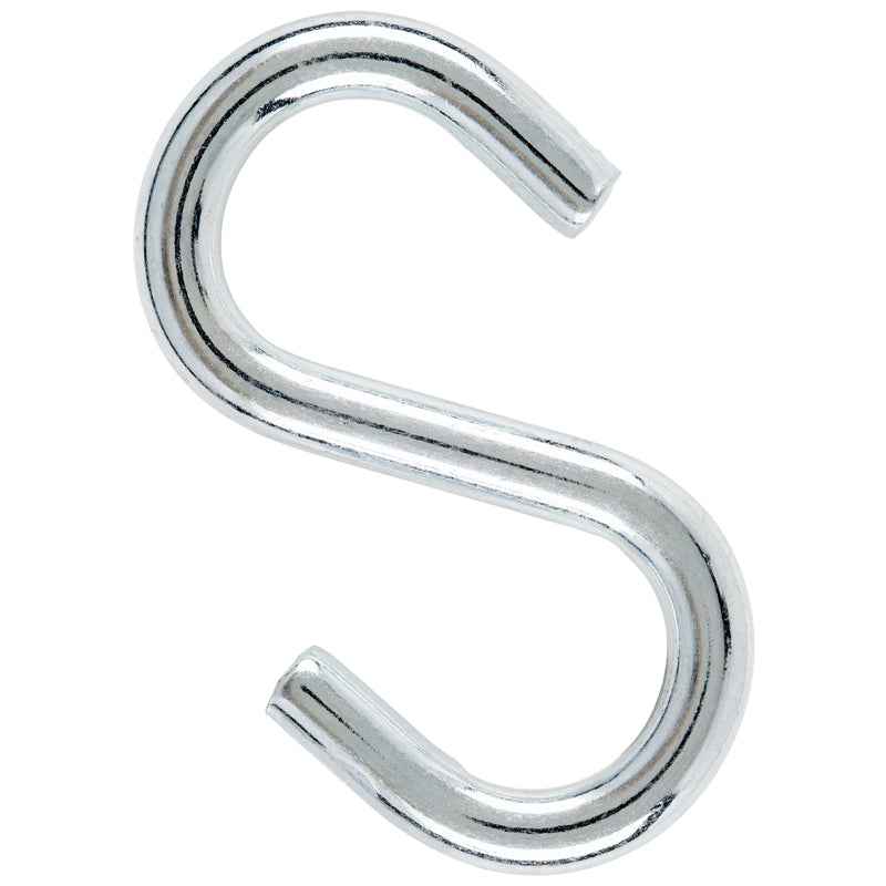 Hampton Medium Zinc-Plated Silver Steel 3.25 in. L S-Hook 240 lb. 1 pk (Pack of 20) - Image 2