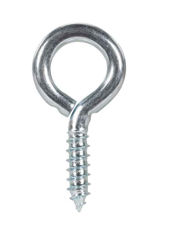 Hampton 3/8 in. Dia. x 2-7/8 in. L Zinc-Plated Steel Screw Eye 250 lb. 1 pk (Pack of 20) - Image 2