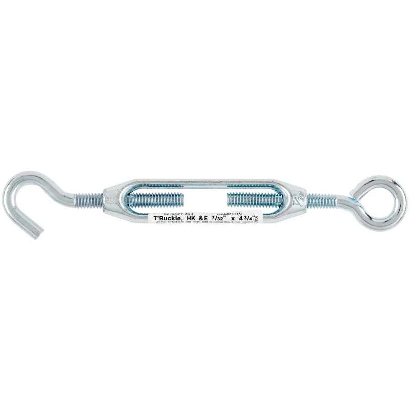 Hampton Zinc-Plated Aluminum/Steel Turnbuckle 120 lb. (Pack of 10)