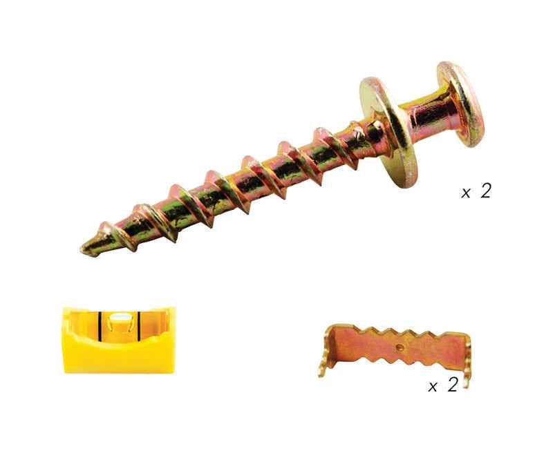 Hangman Gold Wall Hanging Kit 2 Pk 100 Lb. - Image 2