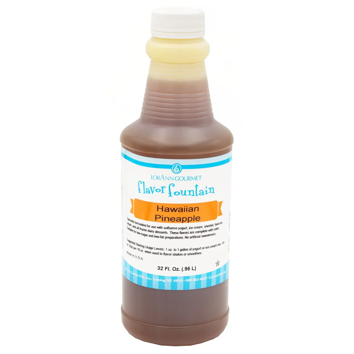 Hawaiian Pineapple Flavor - 4 oz. - 32 oz. - Ice Cream and Beverage Flavors - LorAnn Oils - Canadian Distribution - Ships Free Within Canada on Orders Above CAD $199 - Image 2