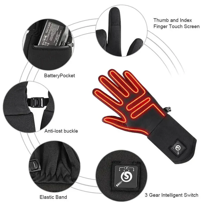 Heated Breathable Thin Glove Liners - Image 4