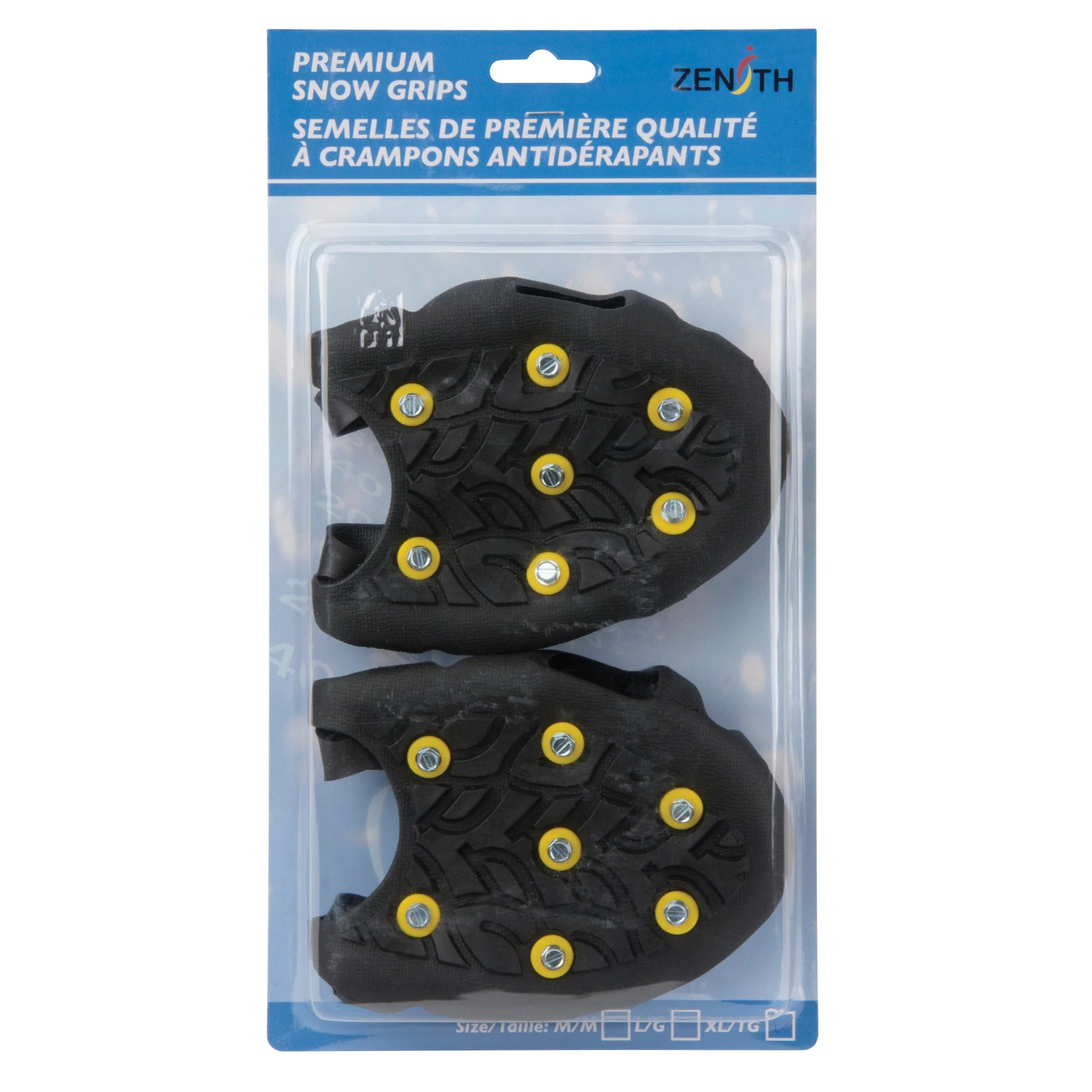 Heavy-Duty Anti-Slip Ice Cleats, Steel, Stud Traction, X-Large - Image 3