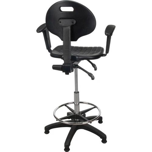 Heavy-Duty Ergonomic Stool with Adjustable Arm Rests - Image 4