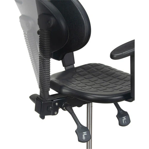 Heavy-Duty Ergonomic Stool with Adjustable Arm Rests - Image 5