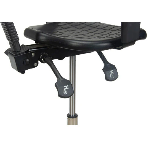 Heavy-Duty Ergonomic Stool with Adjustable Arm Rests - Image 6