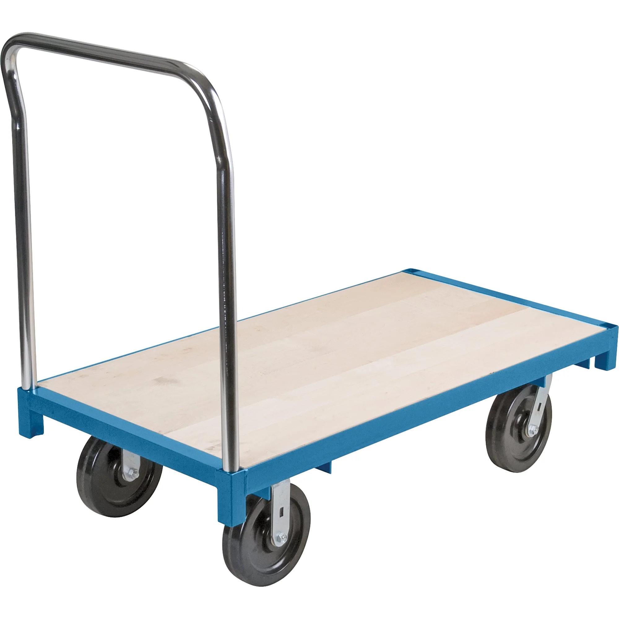 Heavy-Duty Platform Truck, 48" L x 24" W, 2500 lbs. Capacity, Nylon Casters