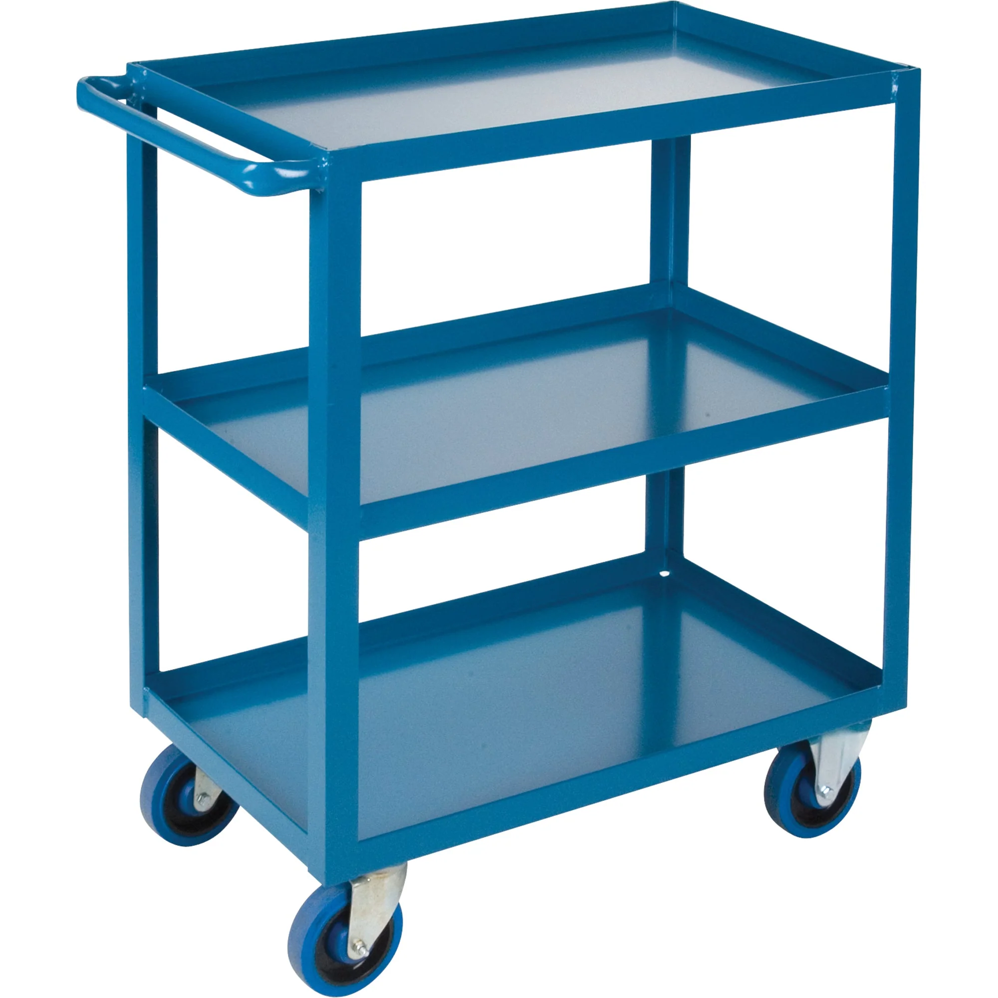 Heavy-Duty Shelf Carts, 3 Tiers, 18" W x 36" H x 33" D, 1200 lbs. Capacity