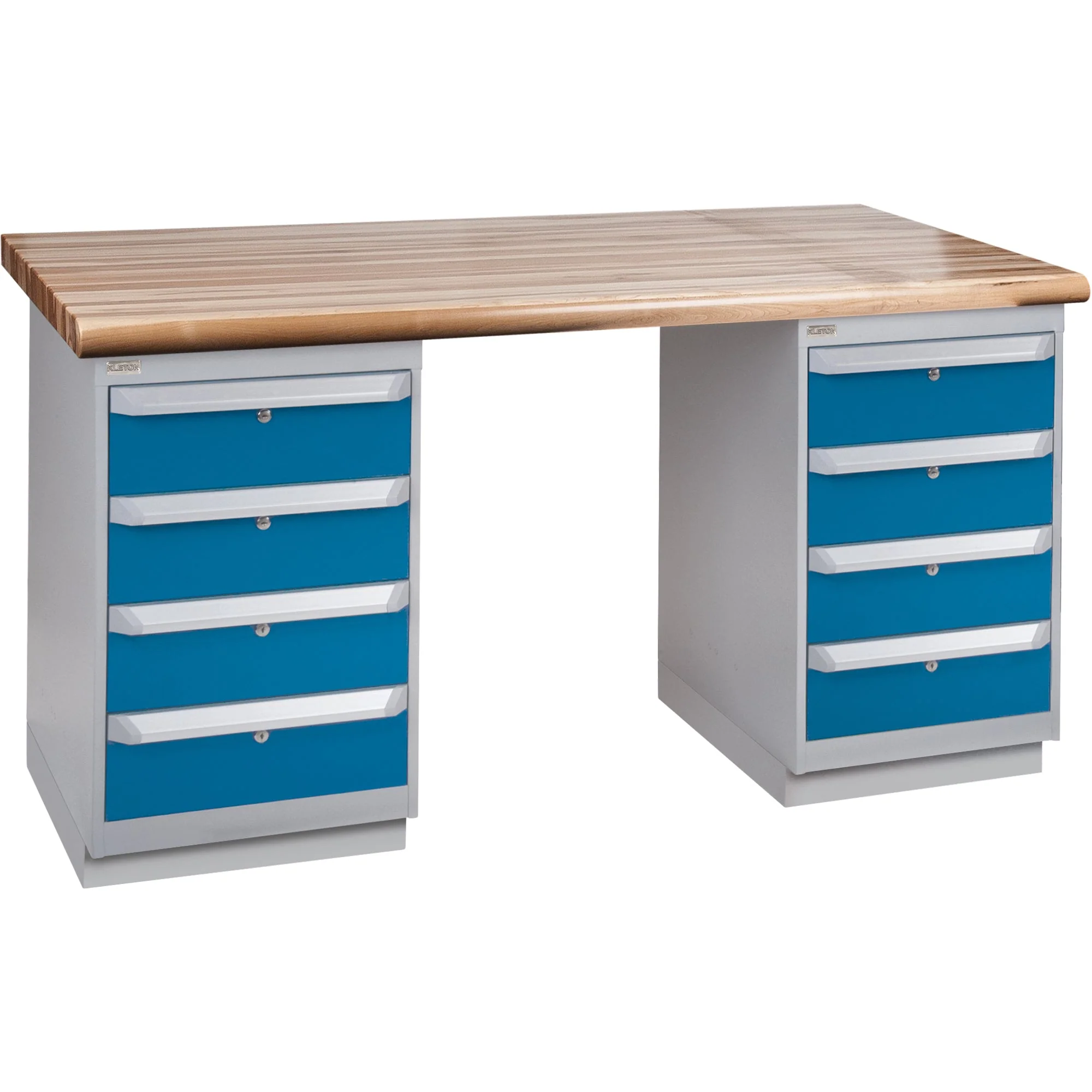 Heavy-Duty Workbench, Dual Drawers, 1500 lbs. Cap., 60" W x 30" D, 34" H