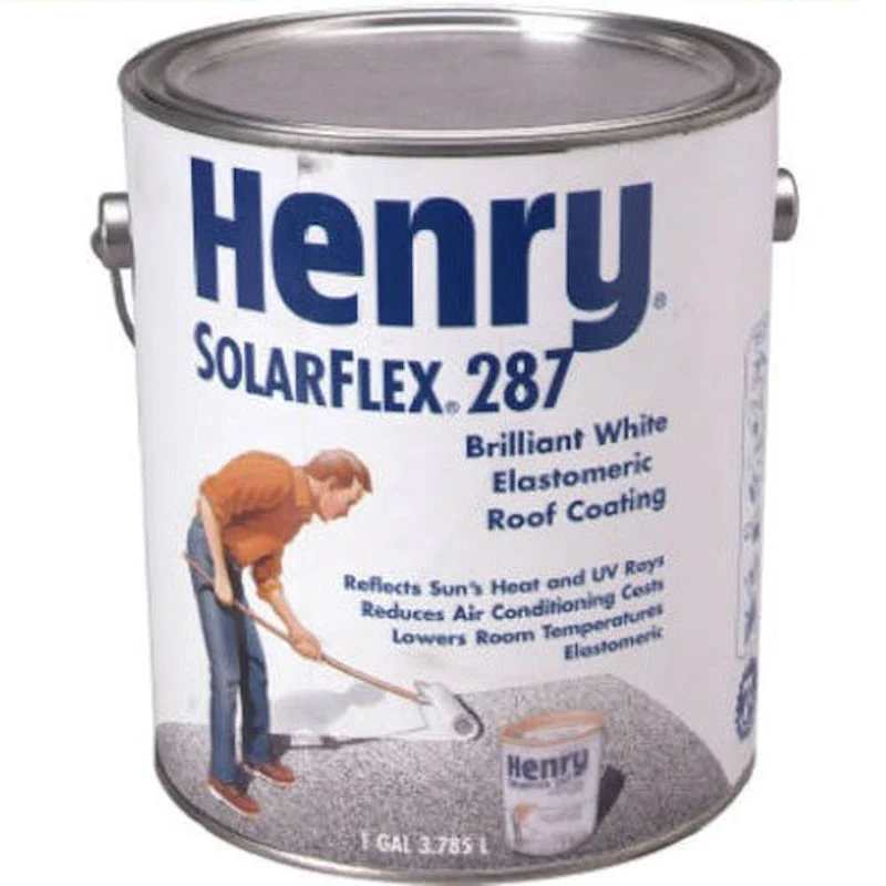Henry Solar-Flex Smooth White Water Based Elastomeric Roof Coating 1 gal. (Pack of 4) - Image 2