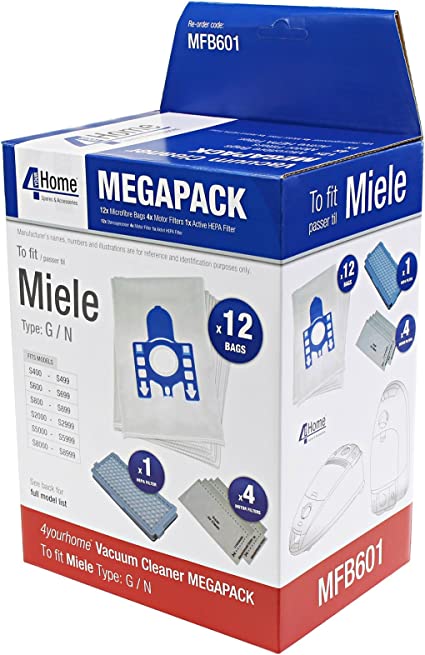 HEPA Filter Maintenance Kit Compatible with Miele GN Vacuum Cleaners MFB601