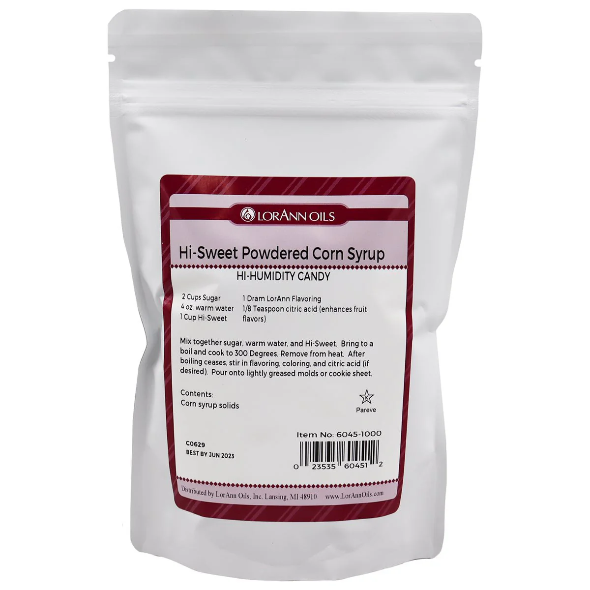 Hi-Sweet Powdered Corn Syrup - Specialty Ingredients - 1 lb. 16 oz. Bag - Ships Free Within Canada on Orders Above CAD $199 - Image 2